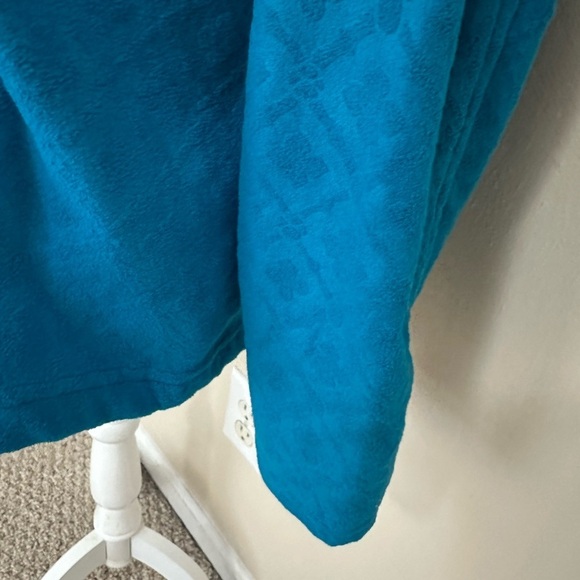 Lands’ End Full Zip Velour Jacket 4 Pockets - Picture 9 of 10